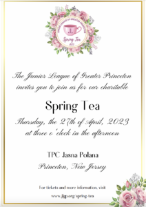 Spring Tea 2023 Invitation